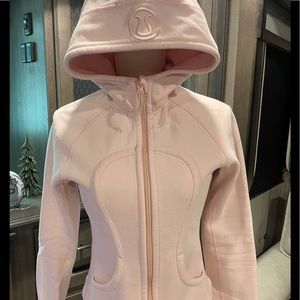 Lululemon Scuba Hoodie Baby Pink Size 2